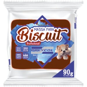 Massa De Porcelana Fria Biscuit 90g Marrom-093555-25635