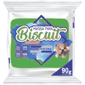 Massa De Porcelana Fria Biscuit 90g Verde Folha-093561-31371