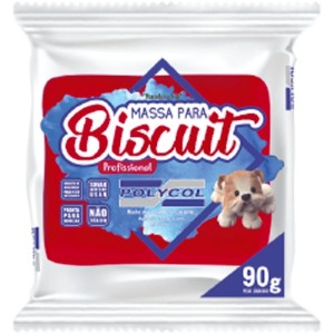 Massa De Porcelana Fria Biscuit 90g Vermelho Intenso-093559-16458