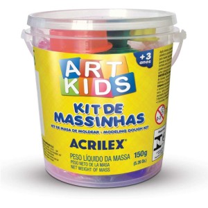 Massa Para Modelar Criativa Art Kids 1 150g.potes C/moldes-057336-83272