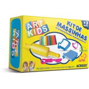 Massa Para Modelar Criativa Art Kids 2 180g.c/moldes-057337-64874