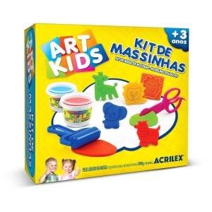 Massa Para Modelar Criativa Art Kids 7 300g C/7 Acessorios-061404-24238