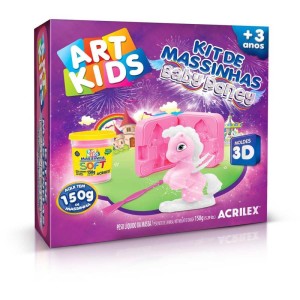 Massa Para Modelar Criativa Art Kids Baby Poney 1 150g-072712-21489