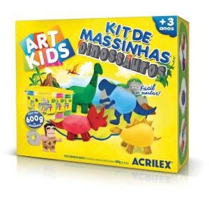 Massa Para Modelar Criativa Art Kids Dinossauro Familia-072703-20968