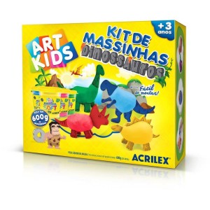 Massa Para Modelar Criativa Art Kids Dinossauro Familia-072703-59720