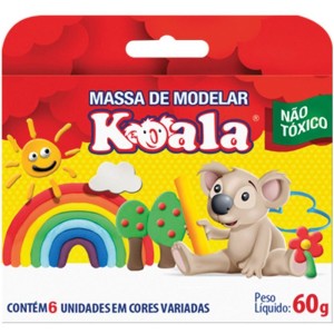 Massa Para Modelar Koala C/ 06 Cores-003018-49347