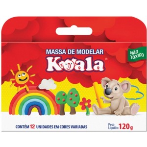 Massa Para Modelar Koala C/ 12 Cores-003019-76779