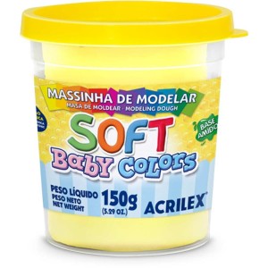 Massa Para Modelar Soft 150g.amarelo Bebe Bs Amid-073070-60800