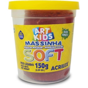 Massa Para Modelar Soft 150g.chocolate Bs Amido-073073-40674