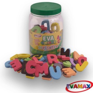 Material Didatico Eva Abc+vogais 5x3cm 93pcs Magneti-082243-38141