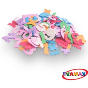 Material Didatico Eva Recortado Numeros Md 120pc 3cm-082235-26216