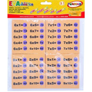 Material Didatico Eva Tabuada 88pcs-066424-91040