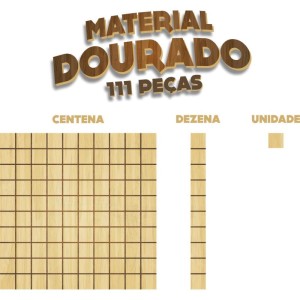 Material Dourado Madeira C/111 Pecas-094514-84116