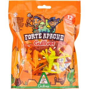 Miniatura Colecionavel Forte Apache Indios Color.12pc-107526-65321