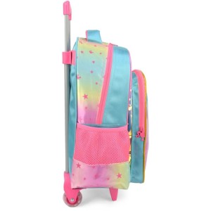 Mochila Infantil Com Rodinha Barbie Gd Vd-095635-14041