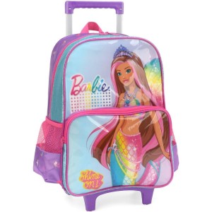 Mochila Infantil Com Rodinha Barbie Gd Vl-095646-37148