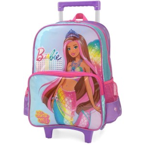 Mochila Infantil Com Rodinha Barbie Gd Vl-095646-66492