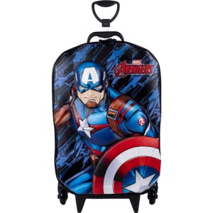 Mochila Infantil Com Rodinha Capitao America-100614-54355