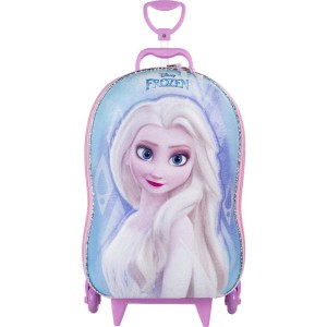 Mochila Infantil Com Rodinha Frozen Elsa-100623-20598