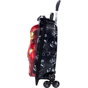 Mochila Infantil Com Rodinha Homem De Ferro-100615-26201