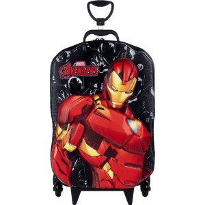 Mochila Infantil Com Rodinha Homem De Ferro-100615-42144