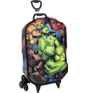 Mochila Infantil Com Rodinha Hulk-100616-46185