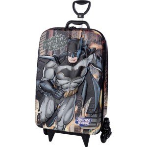 Mochila Infantil Com Rodinha Liga Da Justica Batman-100610-62310