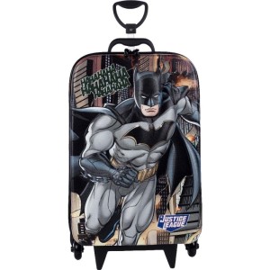 Mochila Infantil Com Rodinha Liga Da Justica Batman-100610-79234