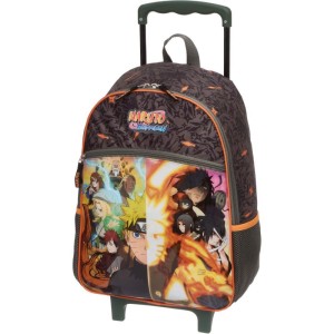 Mochila Infantil Com Rodinha Naruto Shippuden Dattebayo-100633-23649