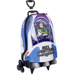 Mochila Infantil Com Rodinha Toy Story Buzz Nave-100620-93515