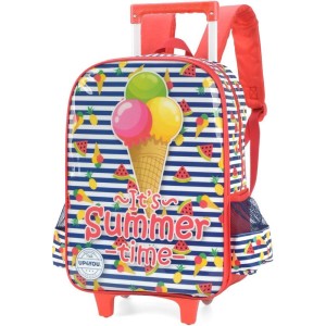 Mochila Infantil Com Rodinha Up4you Sorvete Gd Vm-095590-23908