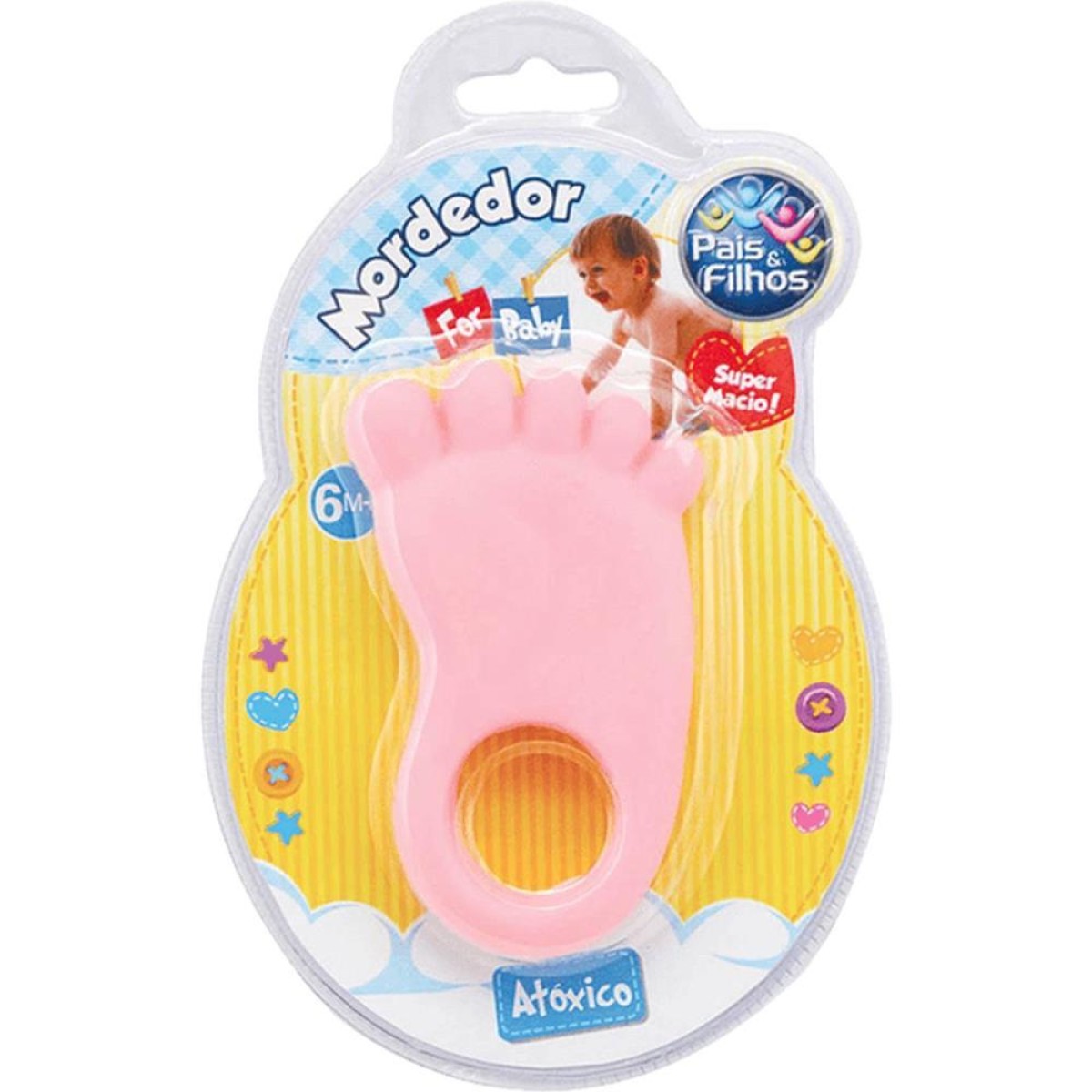 Mordedor Infantil Pezinho Sortido-047963-97629