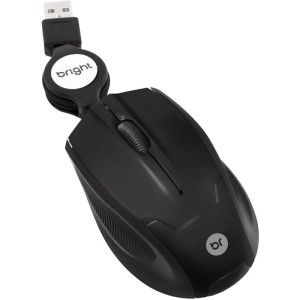 Mouse Mini Optico Usb Brasil 1000dpi Retratil Pt-024932-63315