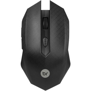 Mouse Optico Sem Fio 1200dpi 2,4ghz Usb Preto