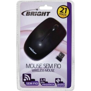 Mouse Optico Sem Fio Malasia Preto 800dpi 3botoes-057399-93441