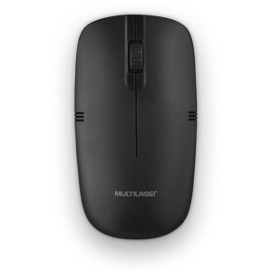 Mouse Optico Sem Fio Preto 2.4ghz Usb 1200dpi-087714-72437