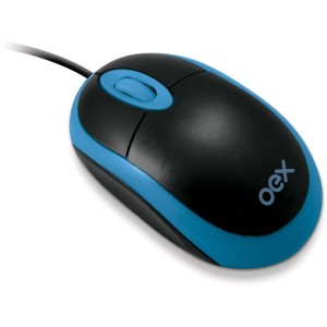 Mouse Optico Usb 1000dpi Preto/azul-053343-95547