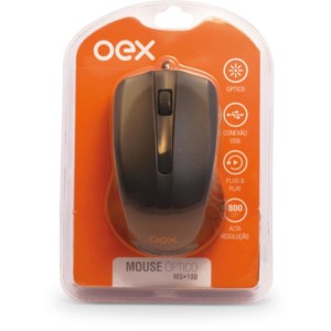 Mouse Optico Usb 800dpi 3botoes Preto-053115-31138