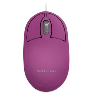 Mouse Optico Usb Classic Box Full Rosa 1200dpi-087718-53922