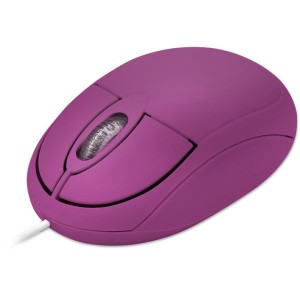 Mouse Optico Usb Classic Box Full Rosa 1200dpi-087718-59436