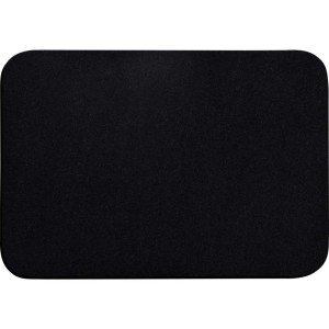 Mouse Pad Tecido Emborrachado Preto-071691-42088