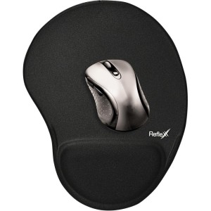 Mouse Pad Tecido Preto C/apoio 19x25cm-086606-59642