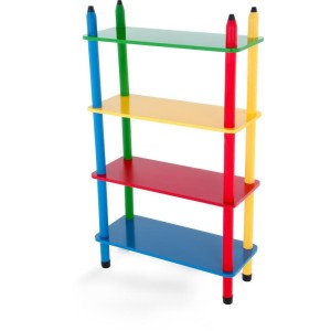 Moveis Infantis Em Madeira Prateleira Colorida 24pc.106cm-036132-81967