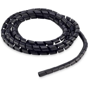 Organizador De Cabos Espiral 12mmx1,1mm 3mts. Preto-077223-69879