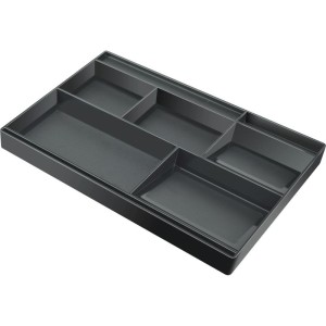 Organizador De Gaveta Preto 32x20cm C/ Divisoes-014387-41115