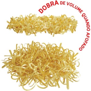 Palha Para Decoracao Bopp Amarelo 50g-105900-37093