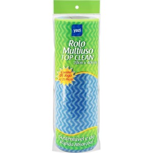 Pano Multiuso Top Clean 20x40cm C/25fls-087428-34706