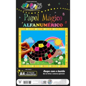 Papel A4 Color Magico Alfanumerico C/bastao-093823-71374