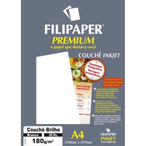 Papel A4 Couche Premium Branco 180g.-063984-34759