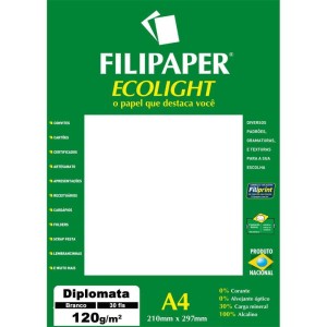 Papel A4 Diplomata Ecolight Branco 120g.-010585-53574